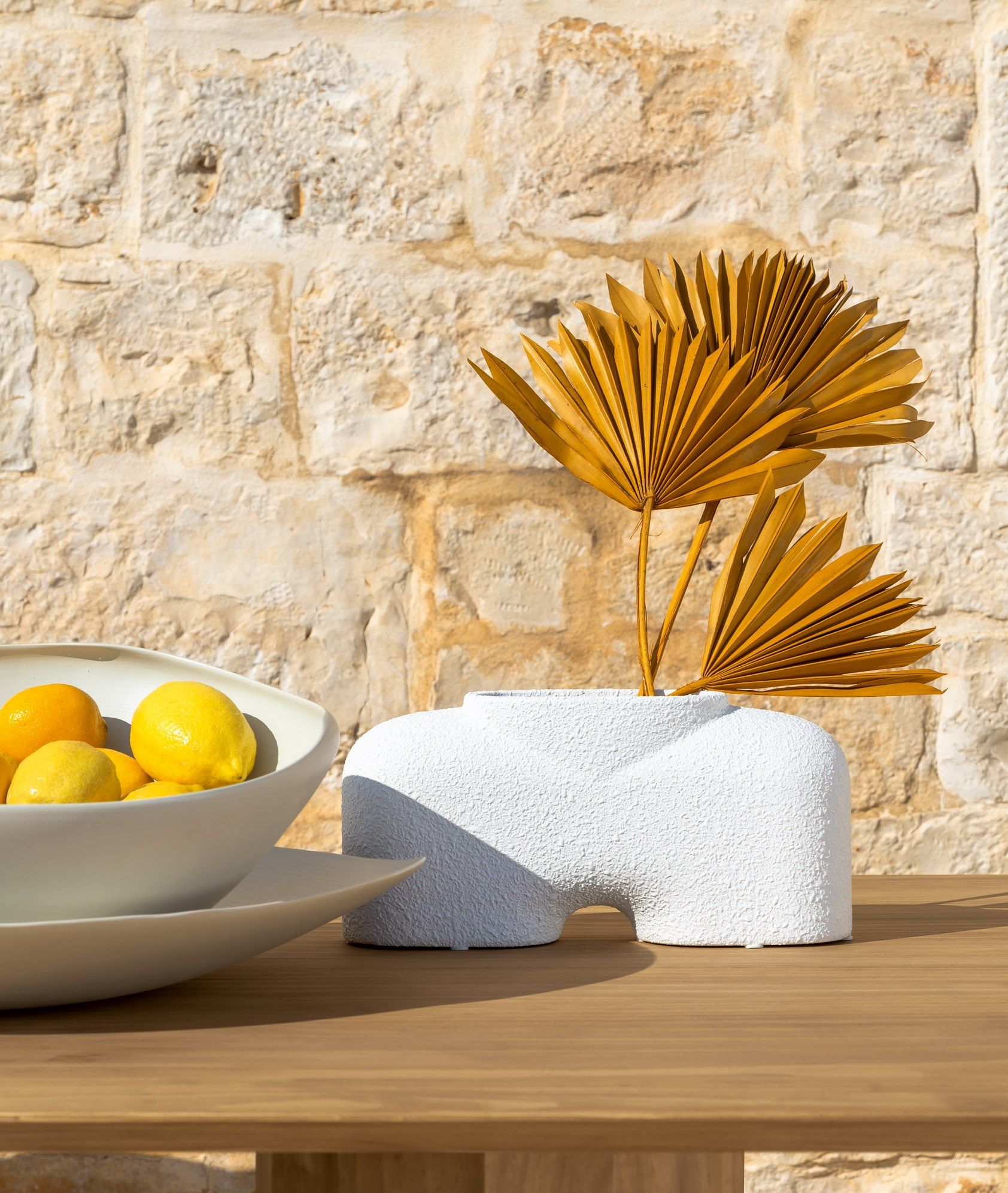 Деревянный круглый садовый стол Talenti Salinas ARCH-00024268 - Вид №3