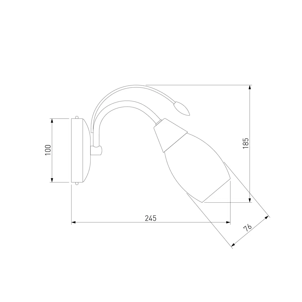 Бра Eurosvet Ginevra в стиле античная бронза для уютного интерьера 82020735 STLM-0017754 - Вид №11