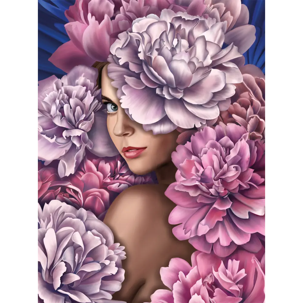 Картина модульная Девушки в цветах 45x60 см 2 шт POSTERMARKET STLM-2096798 - Вид №2