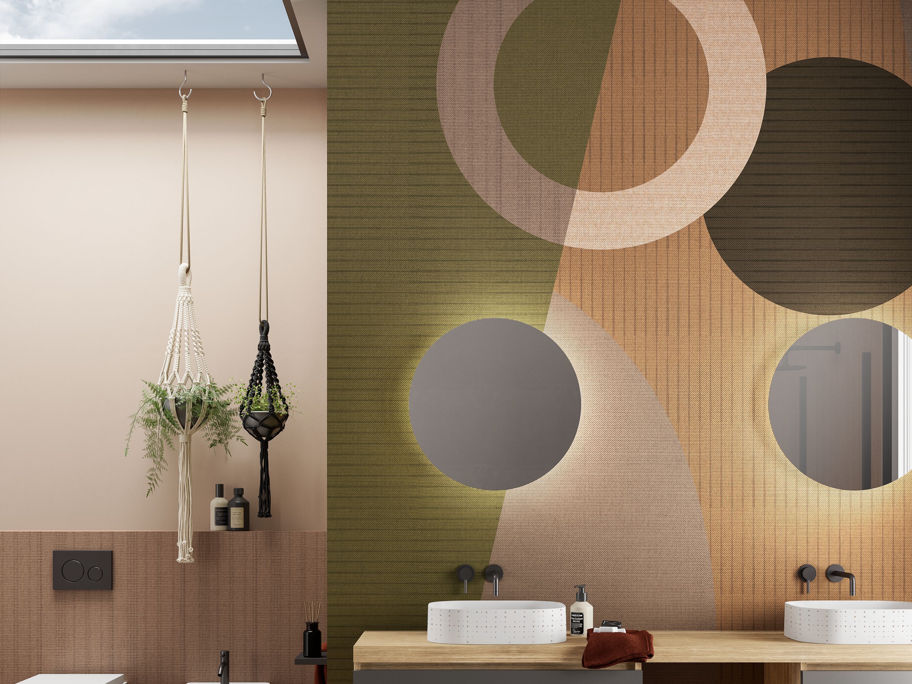 Геометрические обои Inkiostro Bianco BUTTERFLY ARCH-00145665