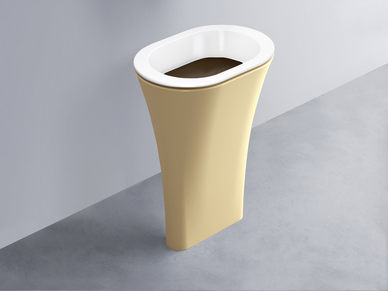 AMLA65-BL+AMPILO-CA+AMCOLO-CN Раковина Amedeo Ovale отдельностоящая cielo Enjoy + Amedeo Ceramica Cielo