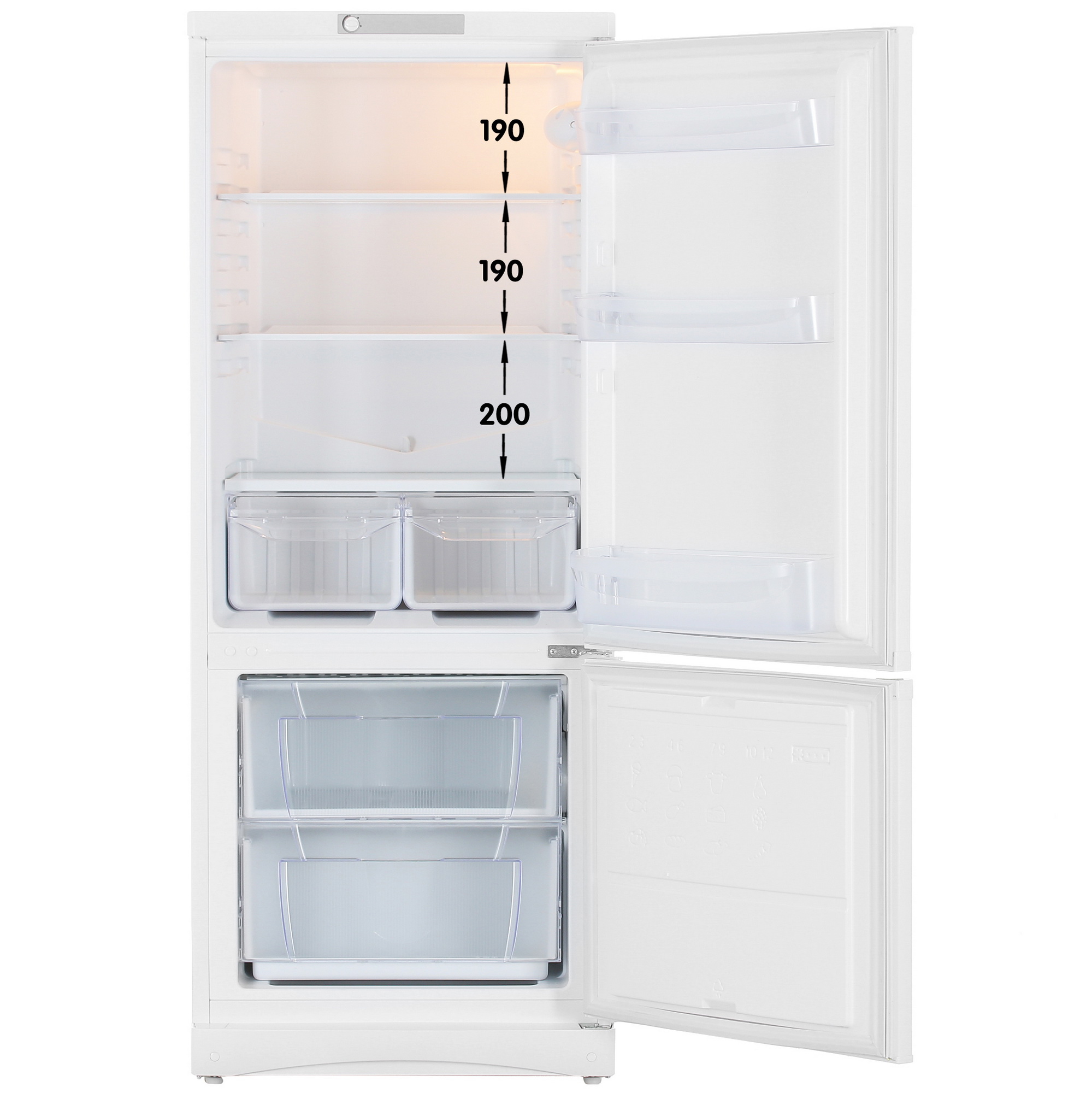 9082289 Холодильник с морозильником   Indesit ES 15 A белый STDN-0080246 - Вид №1