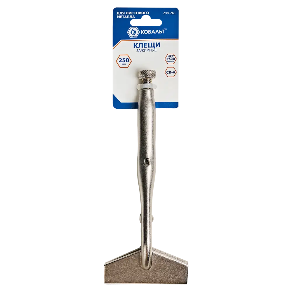 Клещи зажимные для работы с листовым материалом Кобальт 244-261 250 мм STLM-2139943 - Вид №3
