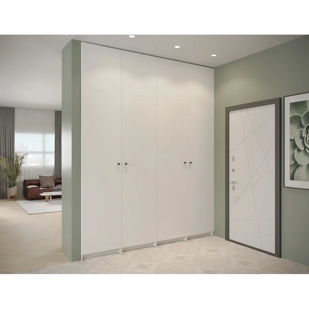 Дверь Лион 39.6x63.6x1.8 см ДСП цвет белый Santreyd STLM-2109578 - Вид №5