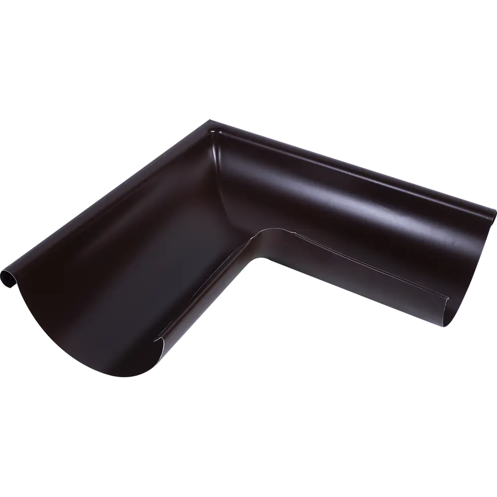 Угол желоба внешний 90° D125 мм цвет коричневый ВЕГА STLM-2127988