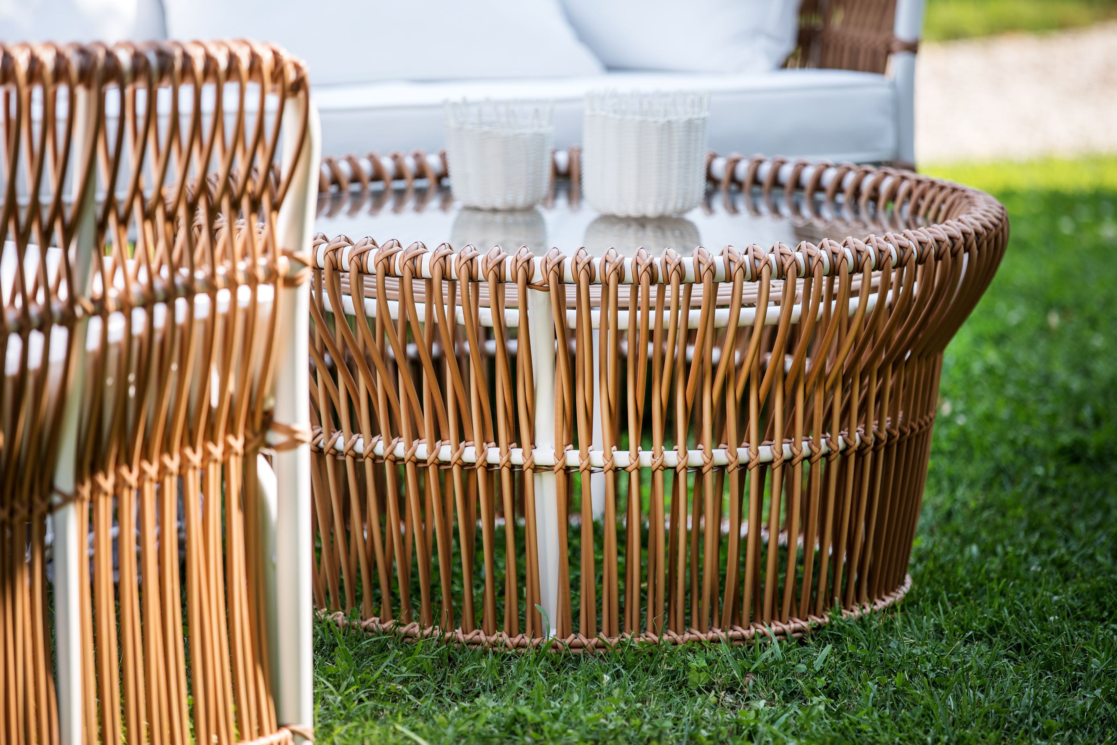 Круглый журнальный столик из синтетического волокна cbdesign Гренада ARCH-00117412 - Вид №6