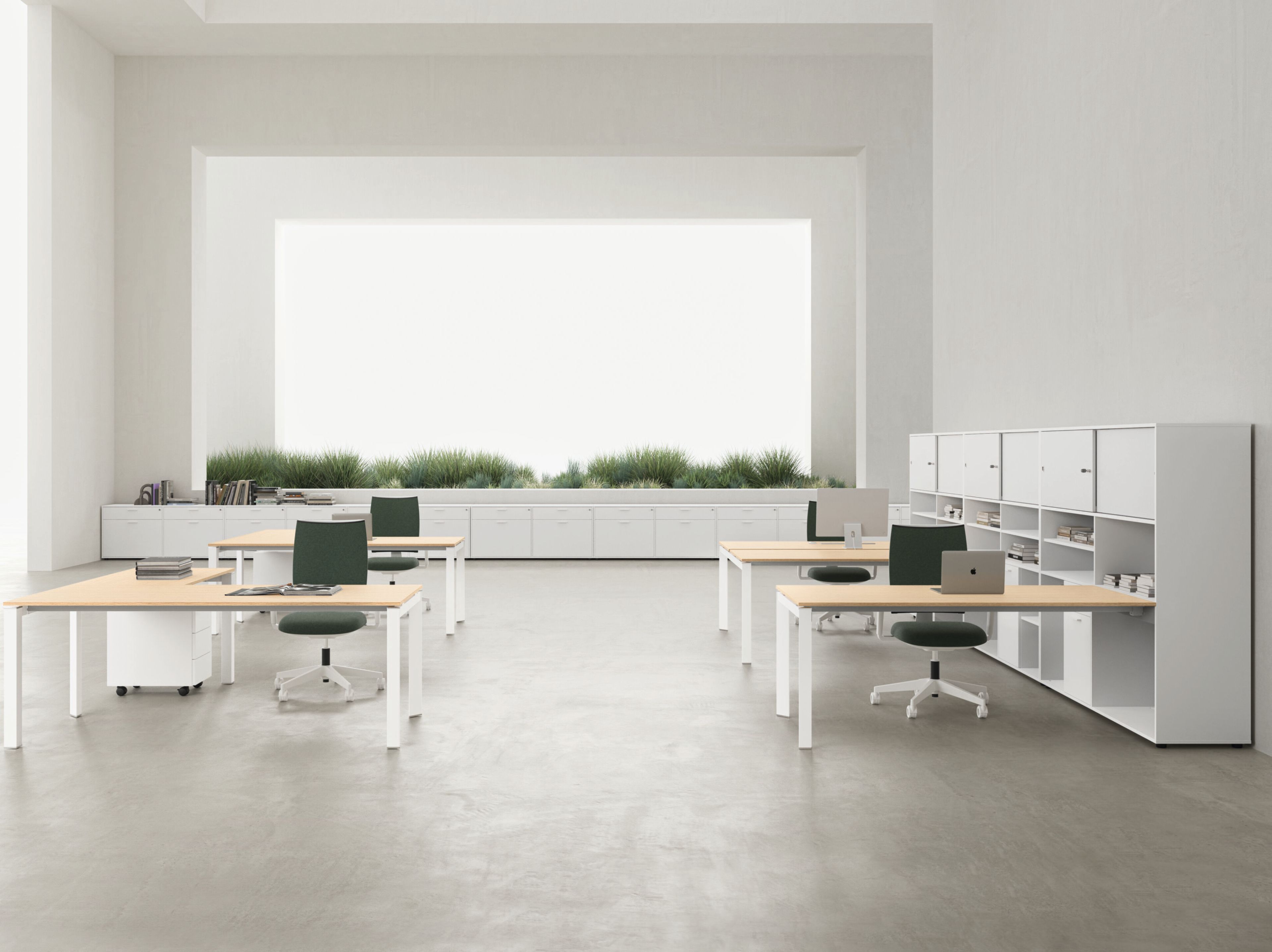 Секционный стол из меламина и металла DVO Entity ARCH-00117282