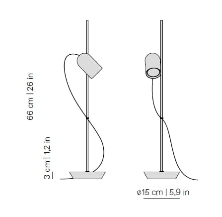 Регулируемая дубовая светодиодная настольная лампа NOMON Onfa ARCH-00111855 - Вид №2