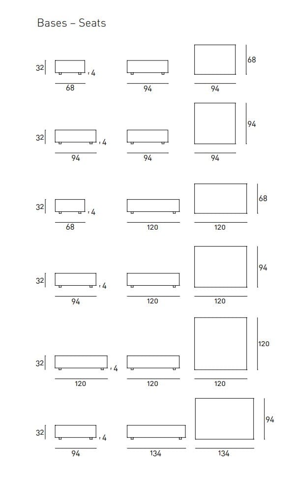 Мягкий садовый диван Living Divani Extra Wall ARCH-00008201 - Вид №2