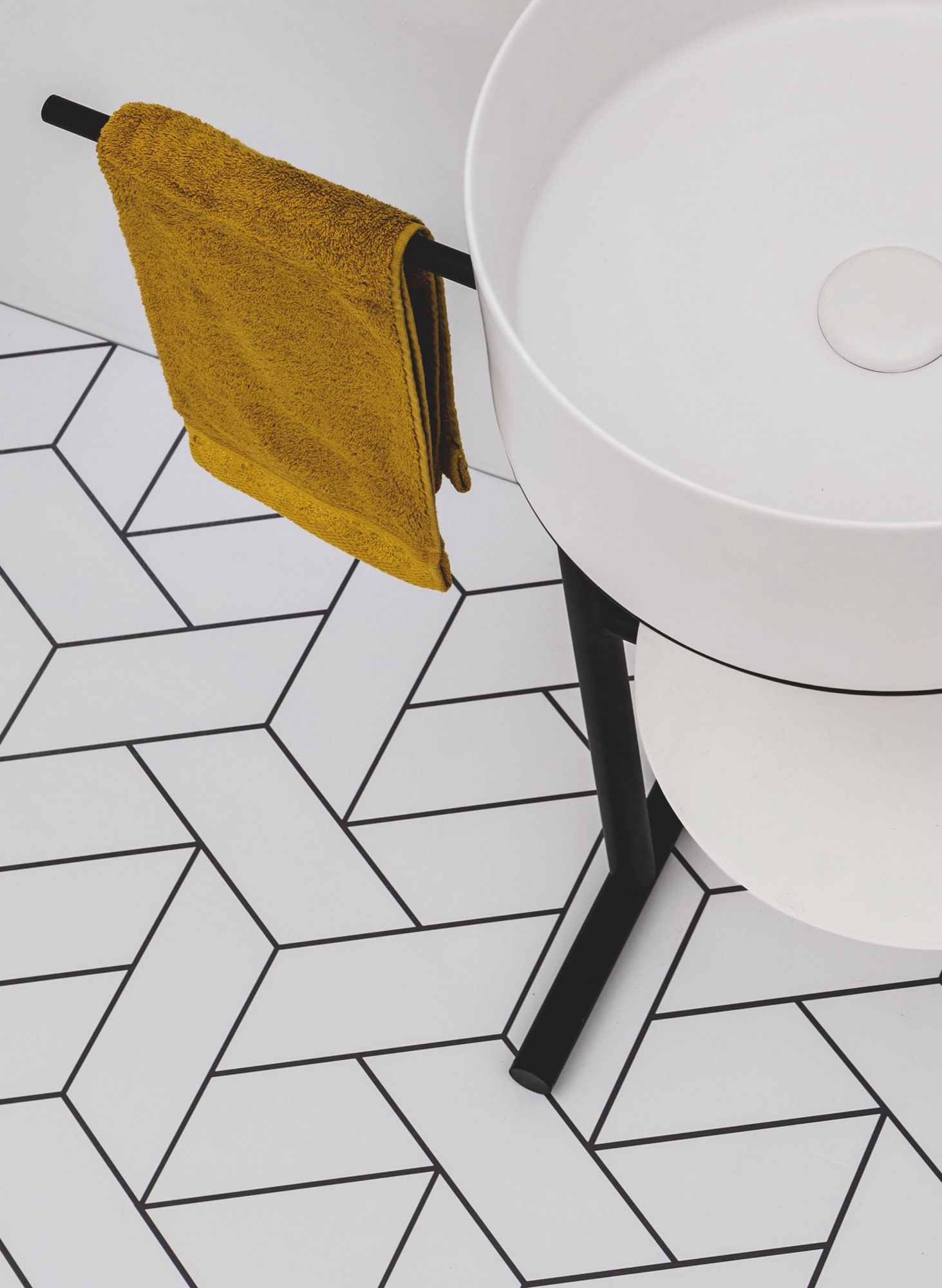 Напольная раковина из нержавеющей стали с держателем для полотенец Axa Mate ARCH-00078973 - Вид №5