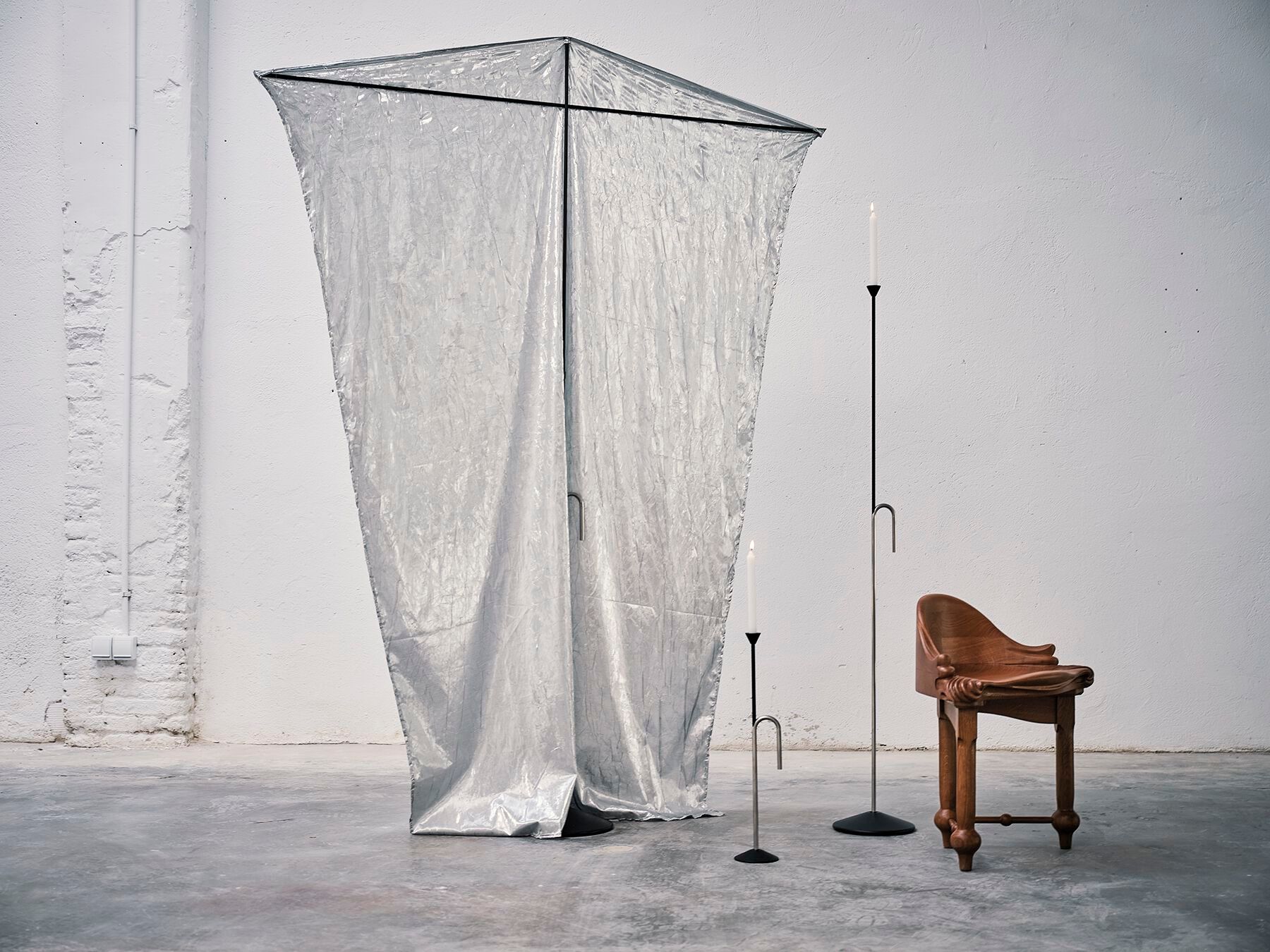 Напольные подсвечники из стали с порошковым покрытием BD Barcelona батон ARCH-00095025 - Вид №8