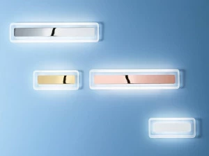 Linea Light Group Светодиодный настенный светильник из стали и стекла Antille