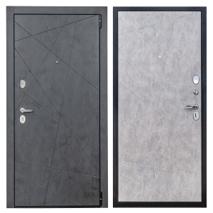 84531947 Дверь входная металлическая Порта Р-3 Graphit Art/ Grey Art 980 мм правая STLM-0051312 PORTIKA