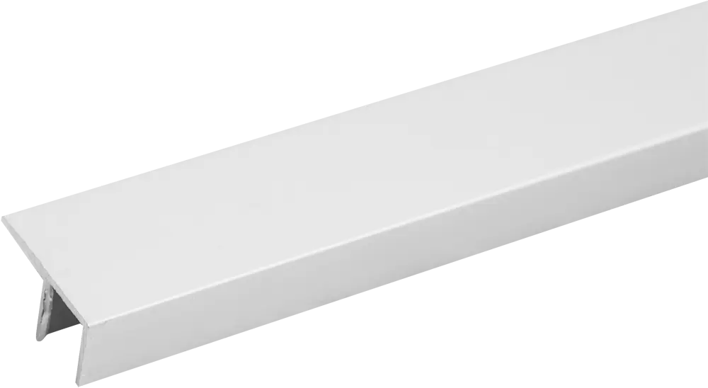 14394469 Планка для стеновой панели угловая F-образная 60x1.8x0.6 см алюминий STLM-0004891
