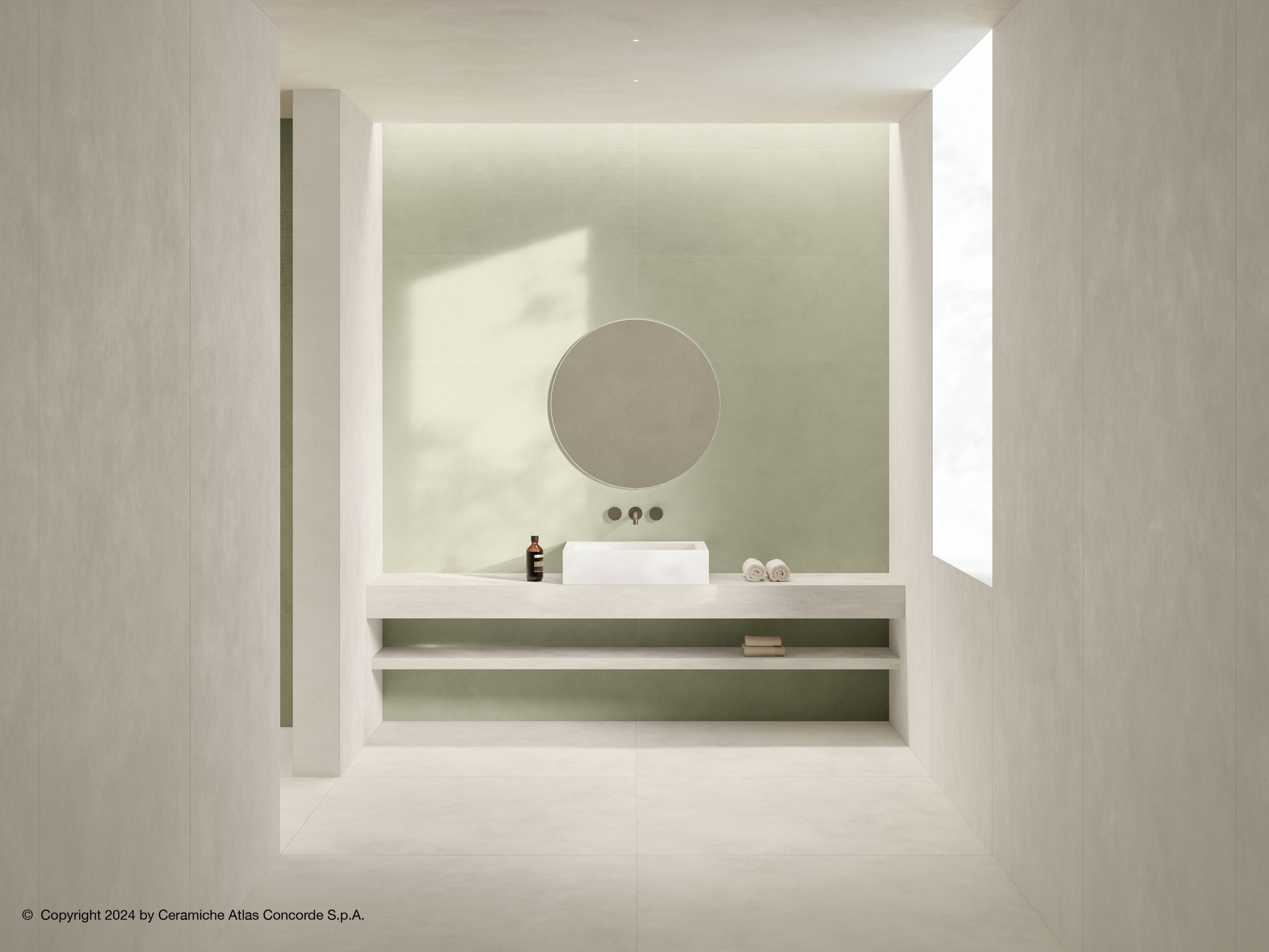 Пол / керамогранит с эффектом цемента Atlas Concorde Boost Expression ARCH-00072605 - Вид №21