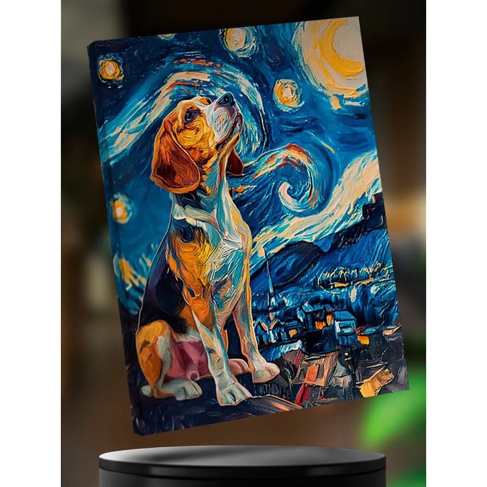 Картина на холсте Ночь бигля 40x50 см 89425248 STLM-2098166 Santreyd  - Вид №5