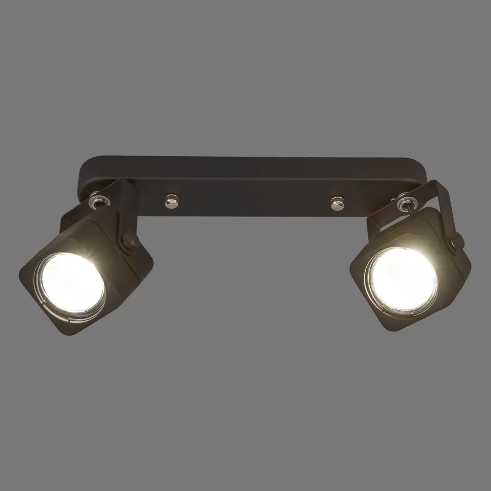 Спот поворотный Lene 2хGU10х50 Вт металл цвет чёрный Arte Lamp STLM-2175684 - Вид №3