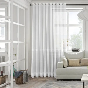 Тюль на ленте для кухни Альмерия 300x280 см цвет экрю 88054260 STLM-2131531