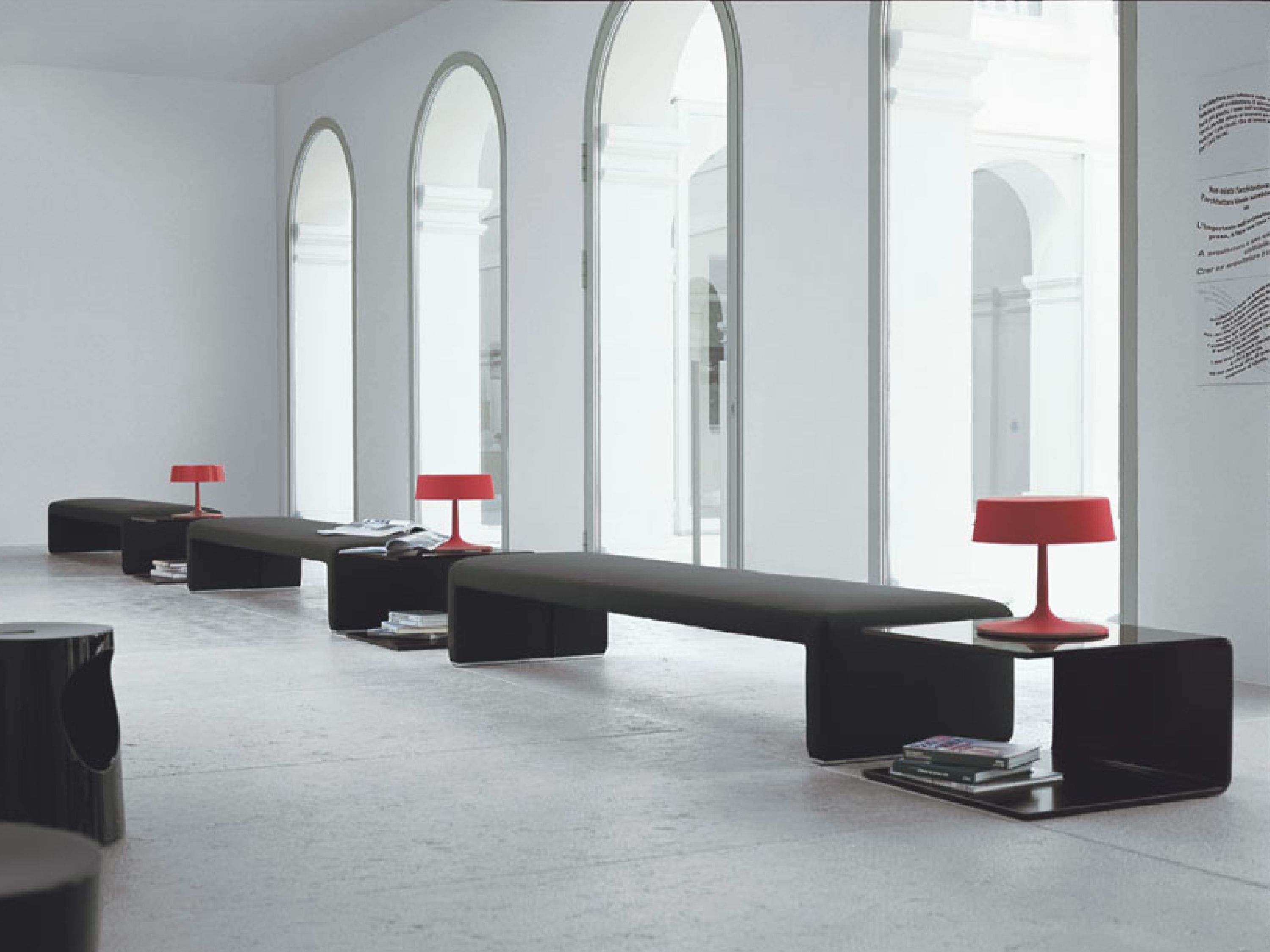 Скамейка из ткани Tacchini Labanca ARCH-00118490