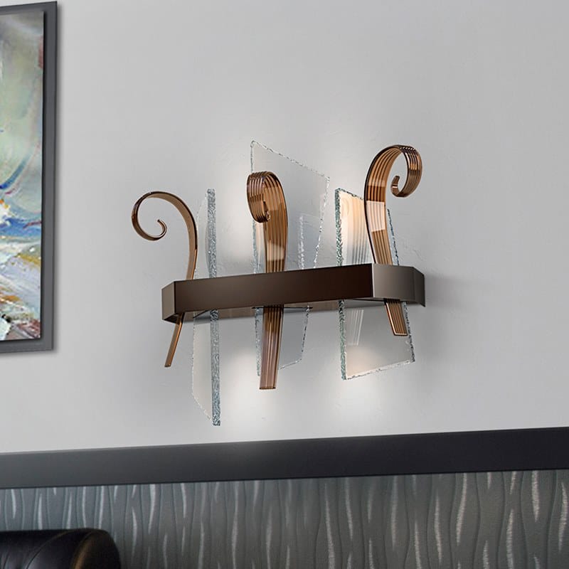 Стеклянный светодиодный настенный светильник Patrizia Volpato Vela ARCH-00009305 - Вид №4