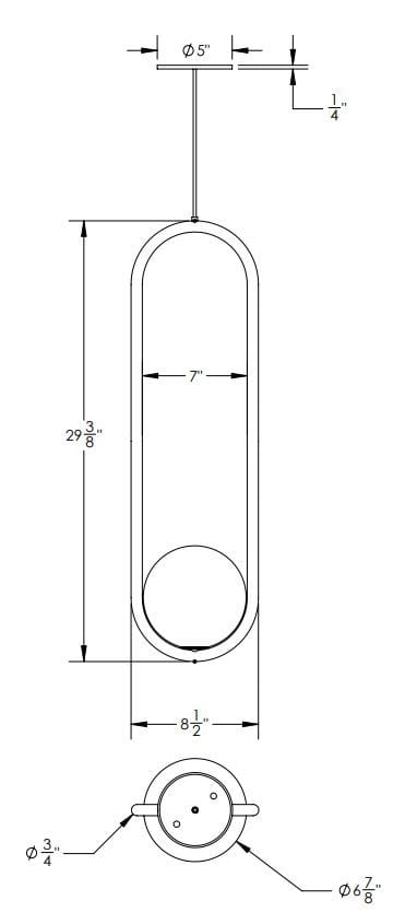 Подвесной светильник Matthew McCormick Мила ARCH-00149971 - Вид №6