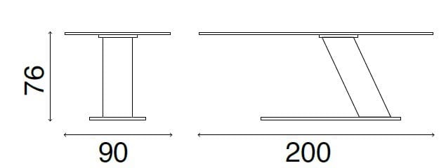 Прямоугольный Хрустальный стол Fasem Rolling ARCH-00119377 - Вид №2