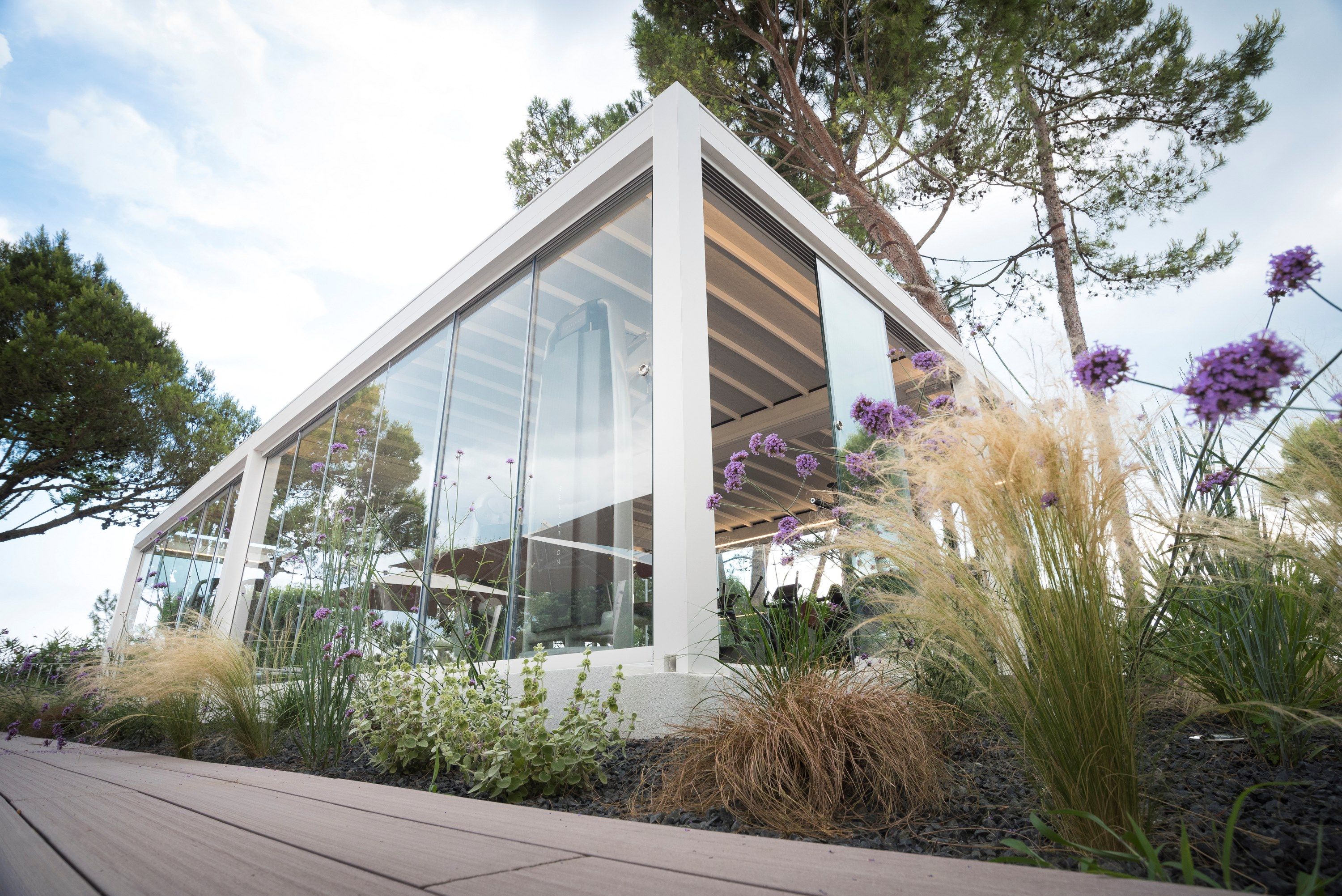 Самонесущая беседка с раздвижной крышкой KE Outdoor Design GENNIUS ARCH-00068353 - Вид №1