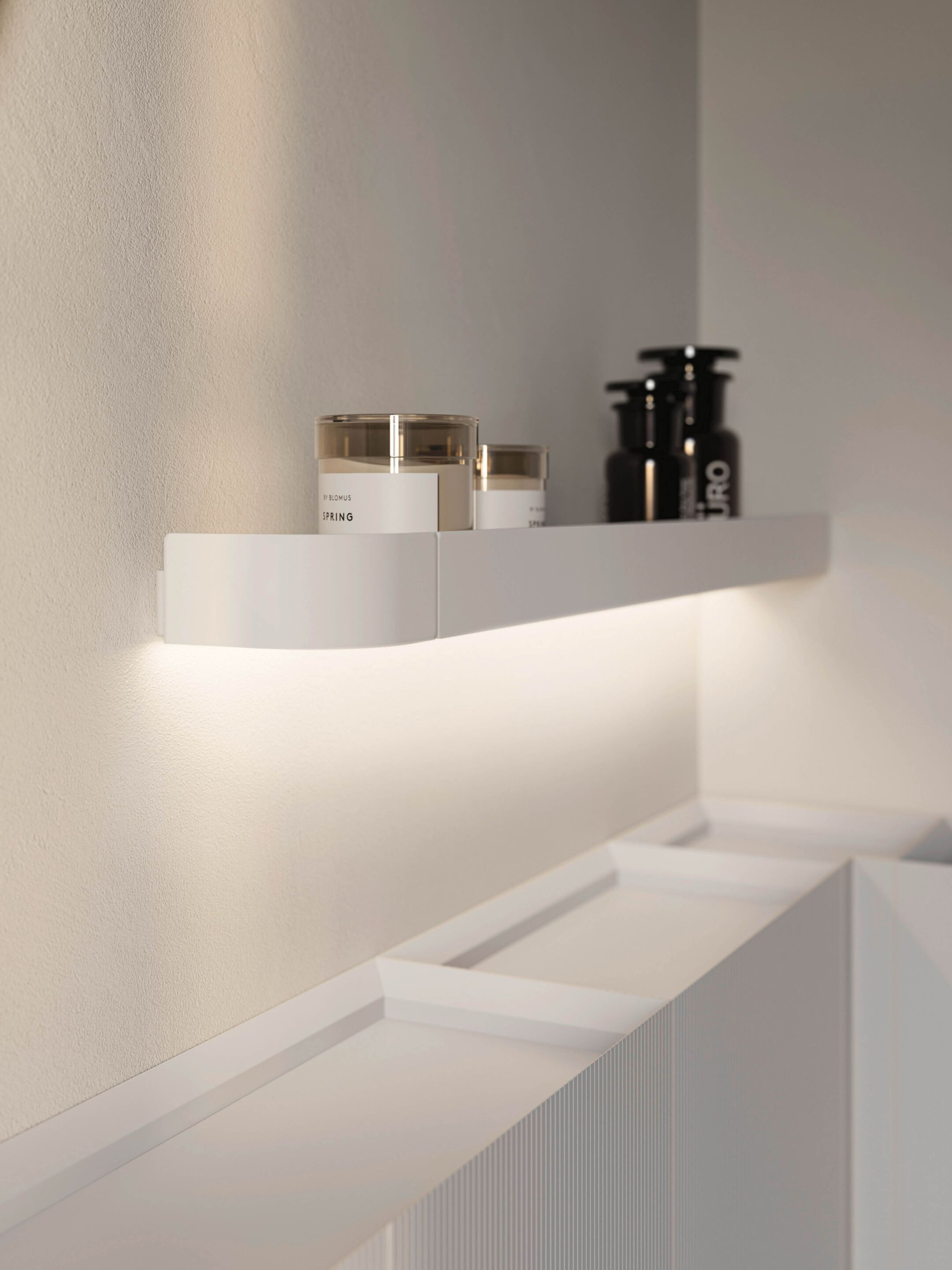 Модульный шкаф для умывальника с раковиной из Ocritech Arbi Arredobagno Over ARCH-00034372 - Вид №1