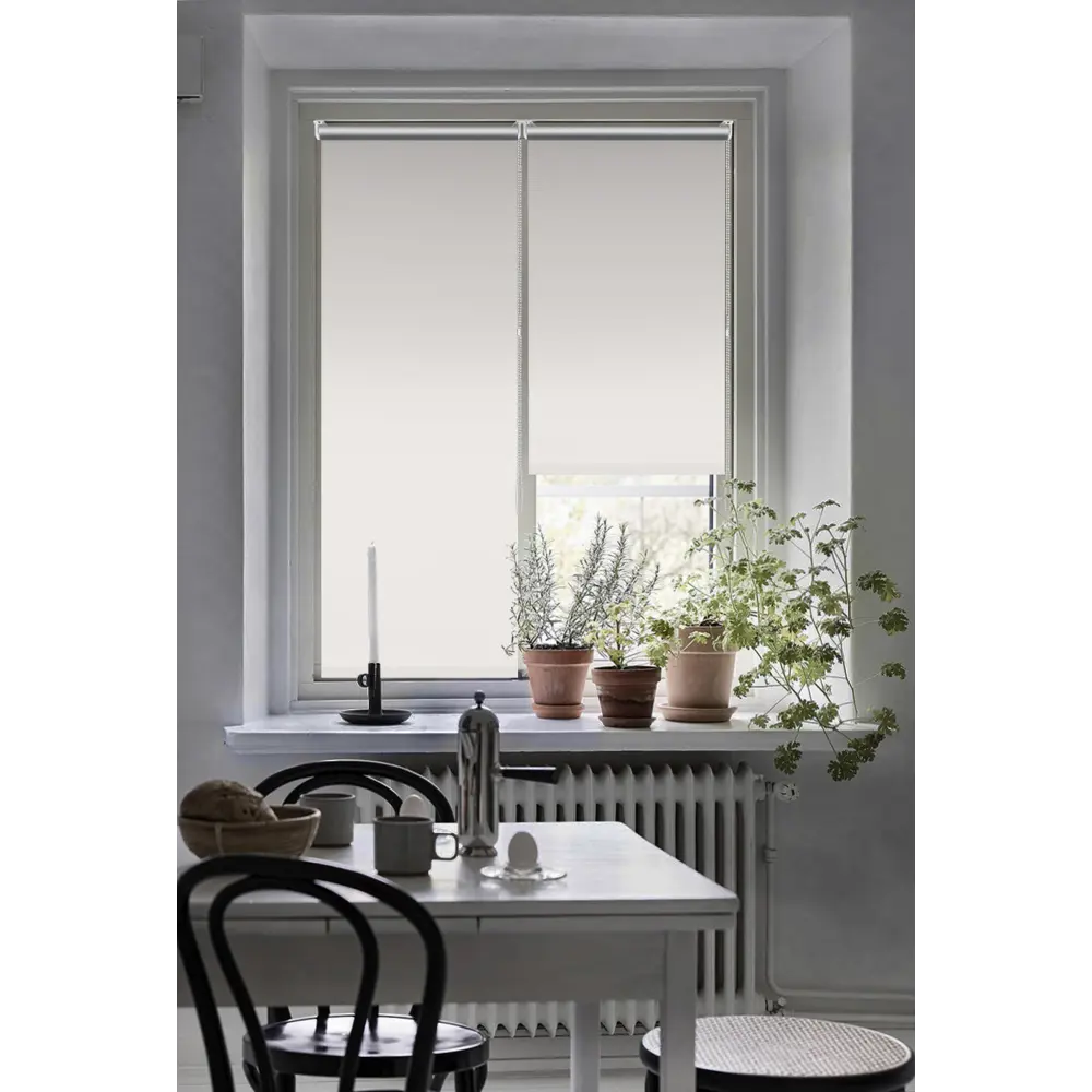 Штора рулонная блэкаут Эскар 70x160 см белая White BLACKOUT STLM-2044004 - Вид №5