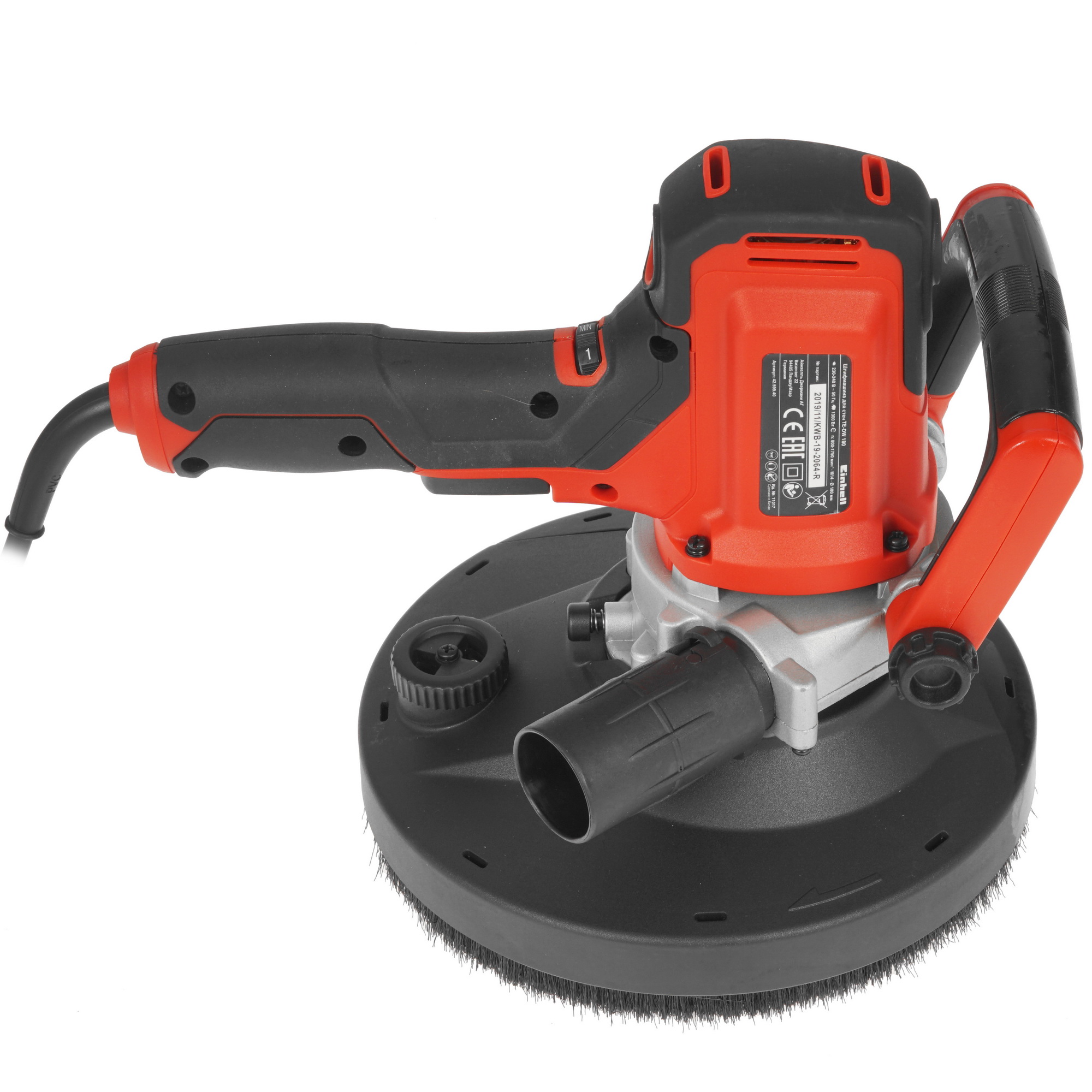 Шлифовальная машина для стен и потолка Einhell TE-DW 180 5308585 STDN-0064508 - Вид №2