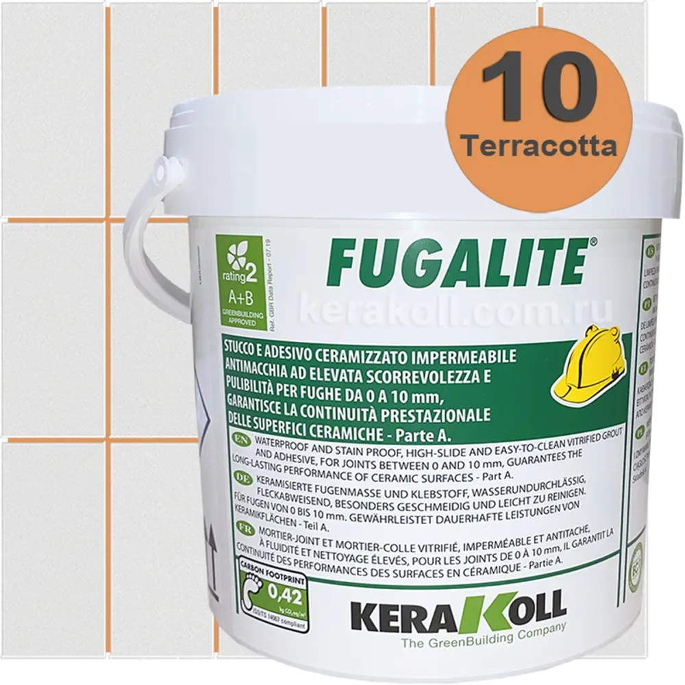 Затирка эпоксидная Kerakoll Fugalite Цвет 10 Terracotta 3 кг