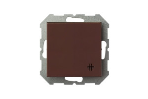 16246400 Перекрестный одноклавишный выключатель Эпсилон IPK6 10-001-01 E/R коричневый 28-138 LIREGUS Epsilon