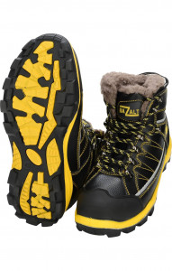 4969187 Ботинки утепленные черные BAZALTRON  Зимняя обувь  размер 42