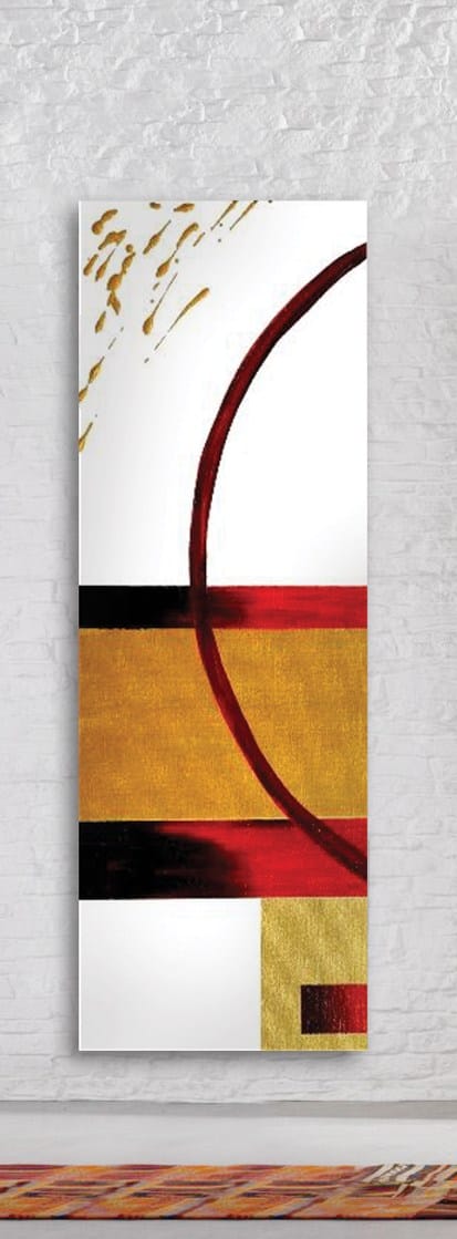 Алюминиевый полотенцесушитель Termo Design текстурная живопись ARCH-00046760 - Вид №21