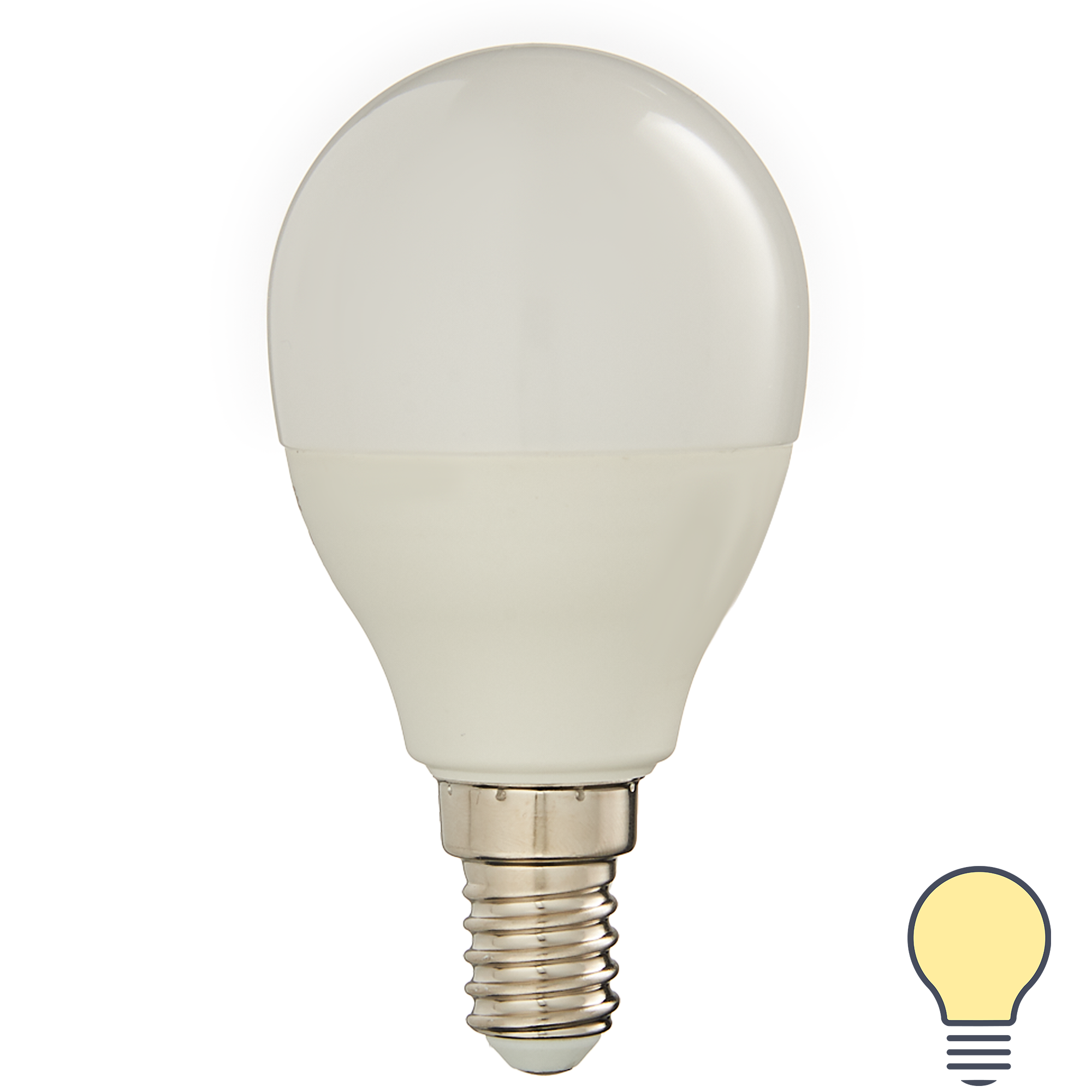 89143910 Лампа умная светодиодная Wi-Fi Osram Smart Plus E14 220-240 В 5 Вт шар малый матовая 470 лм, теплый белый свет STLM-0079048 LEDVANCE