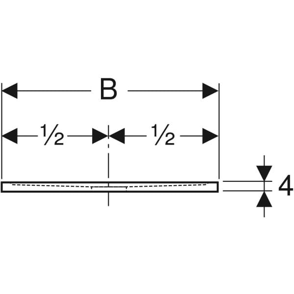 Прямоугольный нескользящий поддон для душа из смолы Geberit SESTRA ARCH-00040061 - Вид №10