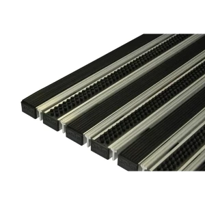 91095039 Придверная решетка СитиТоп бруш+резина+скребок 59x39 см STLM-1517694