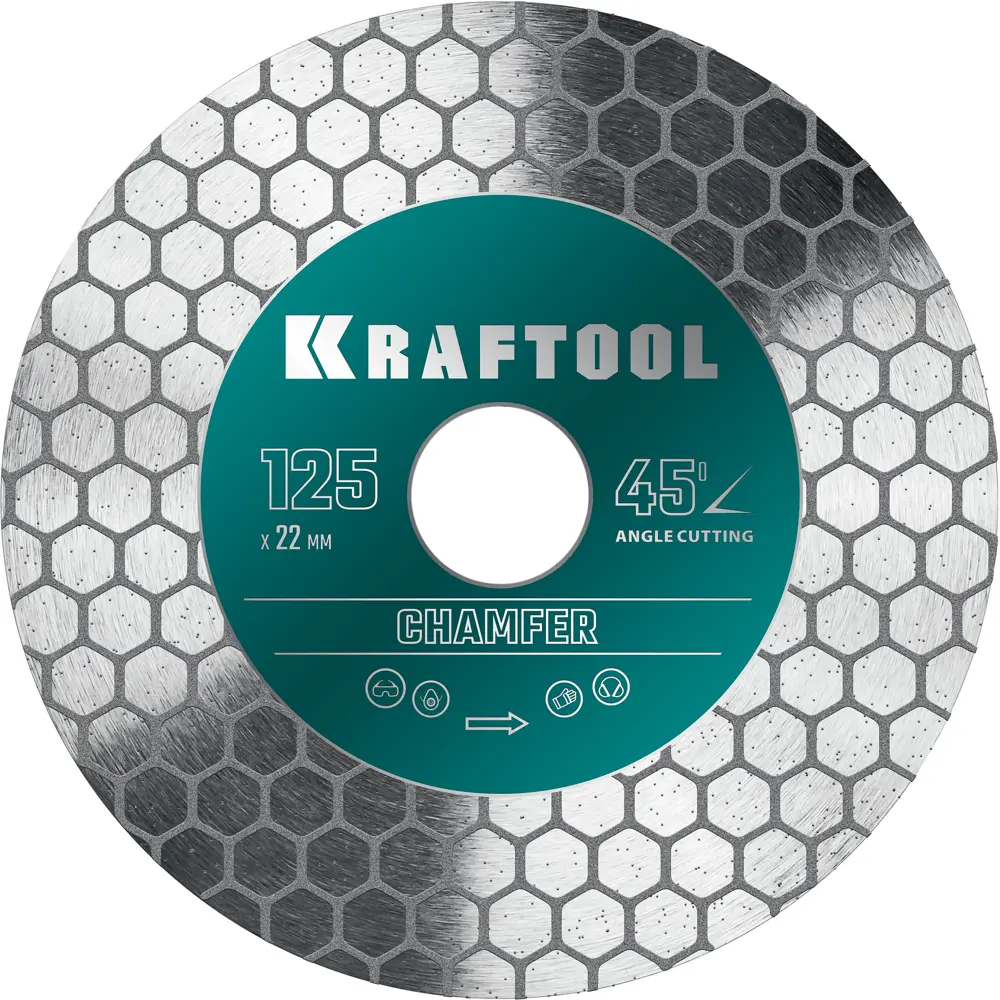 Диск алмазный по керамике Kraftool 36689-125 125x22.2x1.6 мм