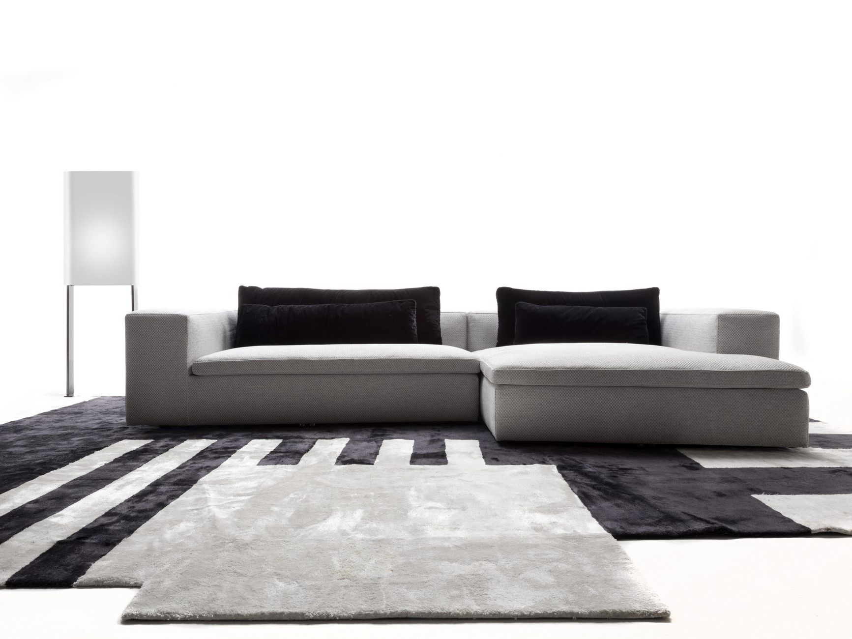 Тканевый диван с полуостровом ERBA ITALIA DAVID ARCH-00058506 - Вид №3