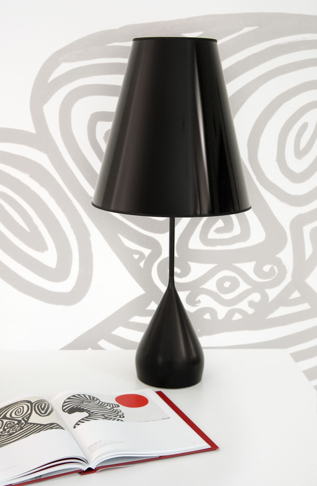 Алюминиевая и ПВХ настольная лампа Marzais Créations OPUS ARCH-00045763 - Вид №2