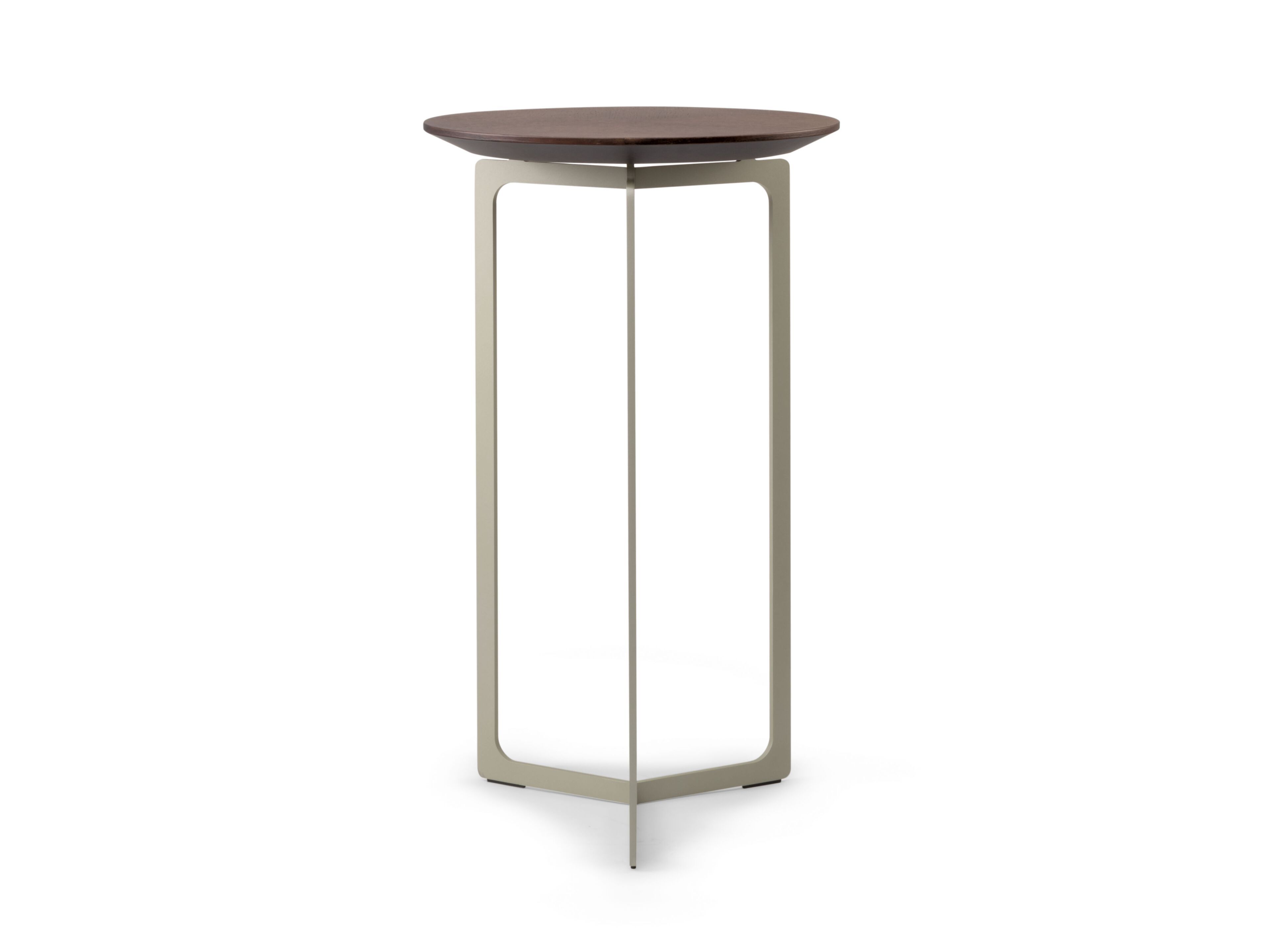 Круглый журнальный столик из шпона Riccardo Rivoli FRAME ARCH-00084291