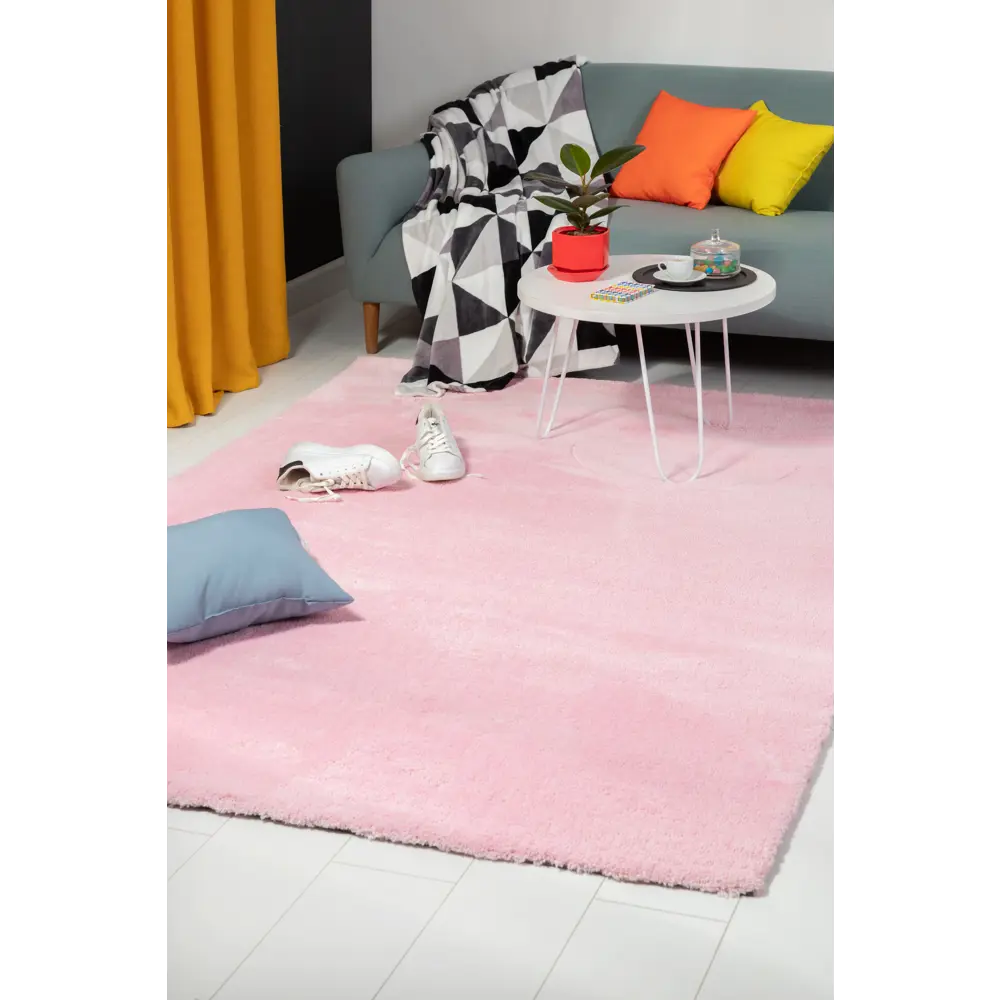 Ковер полиэстер Amigo Лавсан 160x230 см цвет розовый STLM-2179451 - Вид №6