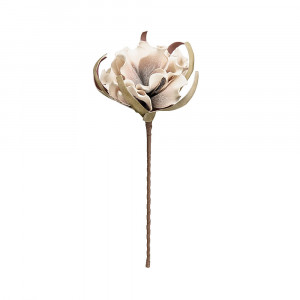 01 Искусственное растение Цветок из фоамирана "Пион зимний" 40 см aj - Вещицы