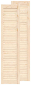90538021 Двери жалюзийные деревянные 1205х294х20мм сосна Экстра комплект из 2-х шт STLM-0270921 TIMBER&STYLE