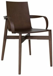 Molteni & C. Деревянный стул с подлокотниками