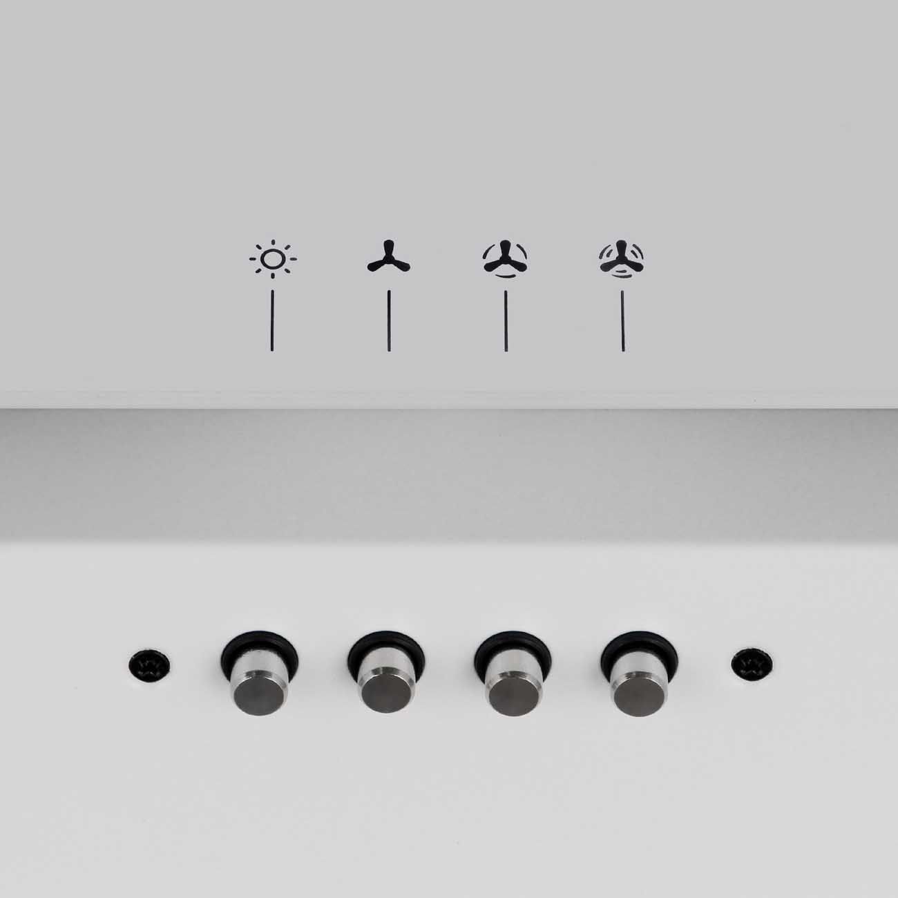 9066693 Вытяжка наклонная Turboair ARES WH/A/60 белый STDN-0045643 - Вид №1