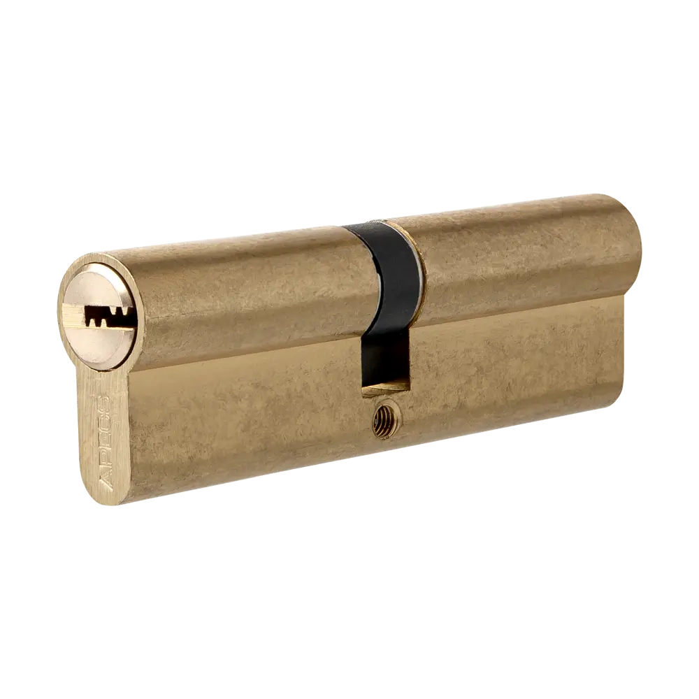 Цилиндр Apecs SM-80, 40х40 мм, ключ/ключ, цвет золотой STLM-2111835