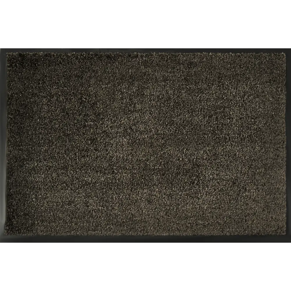 Коврик придверный полиамид Wash/Clean 40x60 см цвет коричневый 84835971 STLM-2107596 Santreyd 