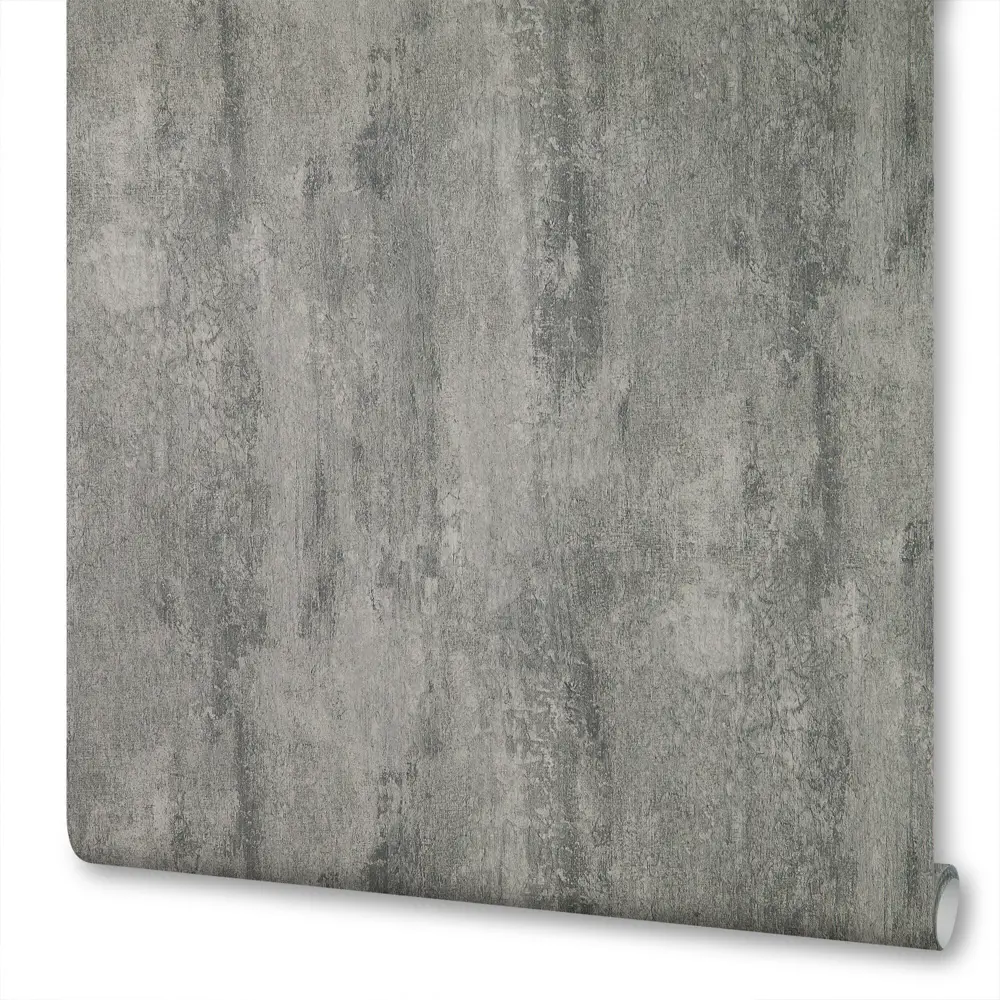 Обои флизелиновые KREAFORTA Loft графитовые 1.06 м 64348-11 STLM-2162159 - Вид №1