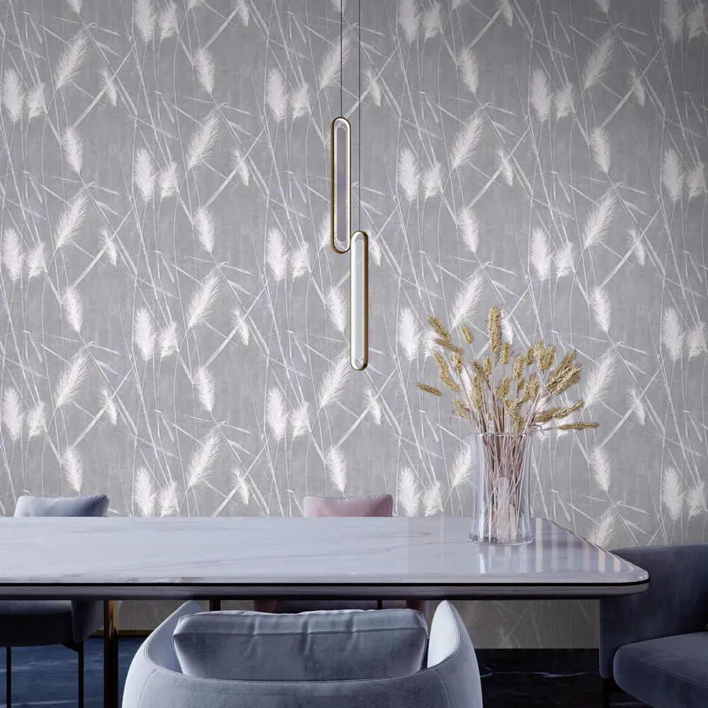 Обои флизелиновые Victoria Stenova Sensei серые 1.06 м VS281735 STLM-2163814 - Вид №2